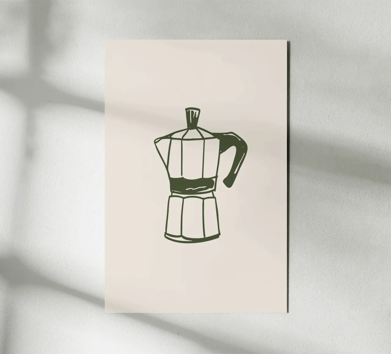Italian Coffee Pot alluminio dibond da karenmenzenbach