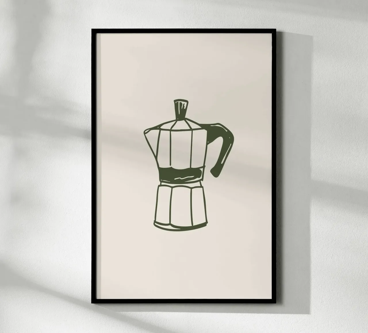 Italian Coffee Pot hahnemühle by karenmenzenbach