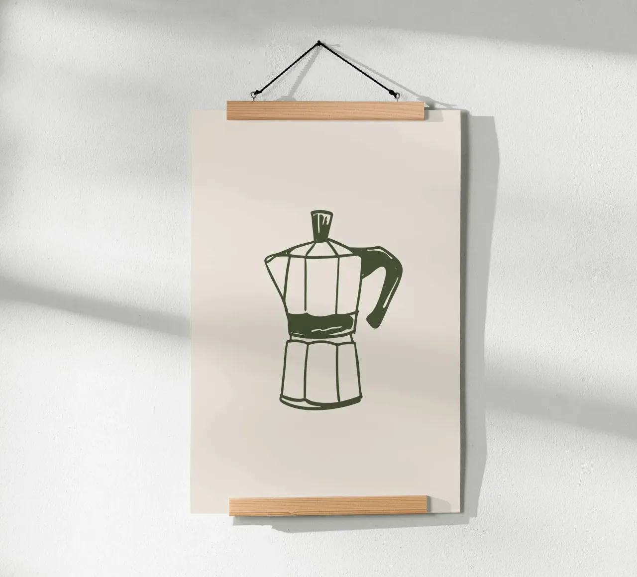 Italian Coffee Pot hahnemühle by karenmenzenbach