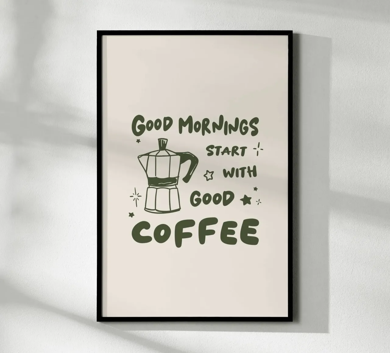 Good Mornings start with Good Coffee hahnemühle de karenmenzenbach
