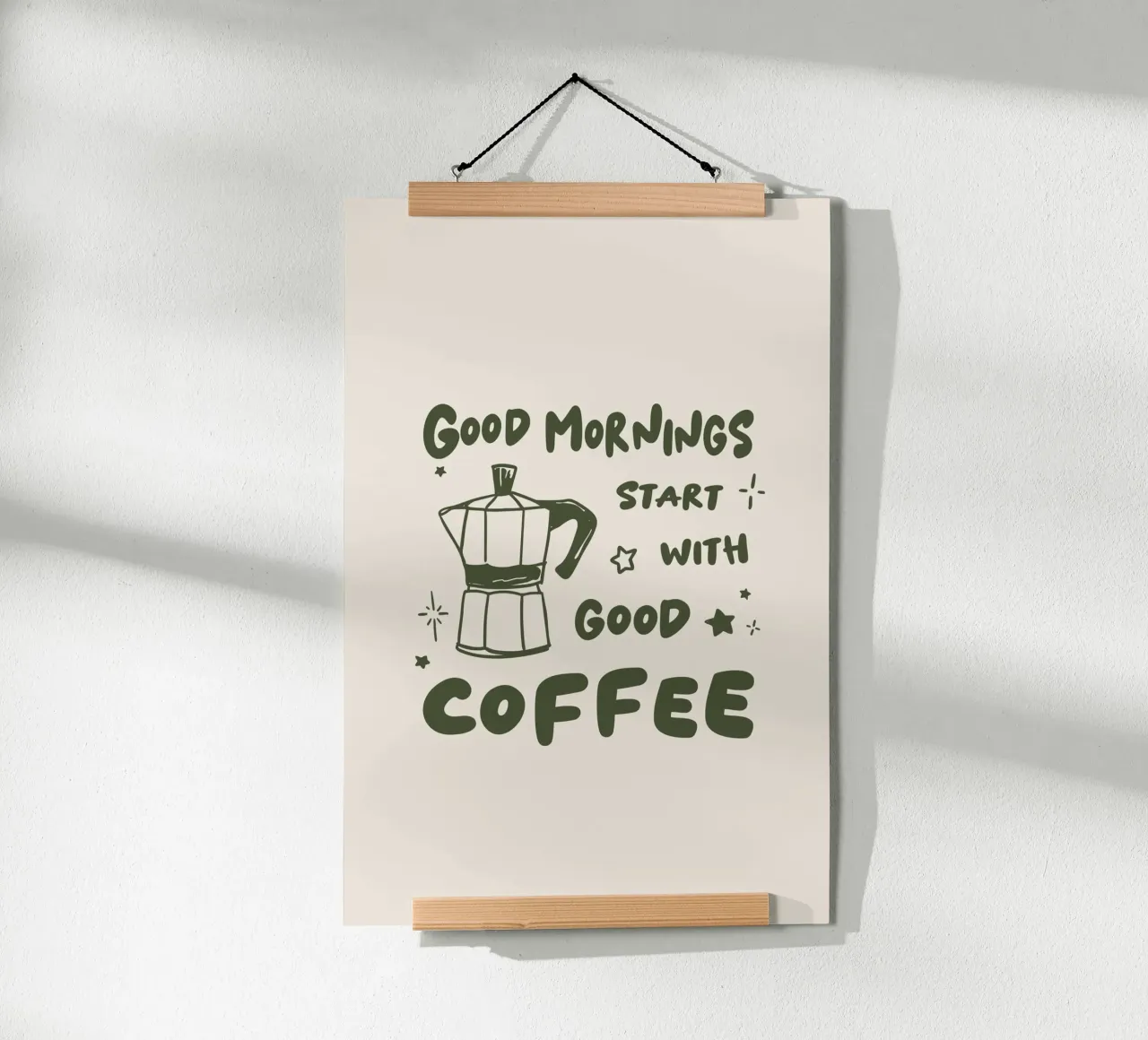 Good Mornings start with Good Coffee hahnemühle de karenmenzenbach