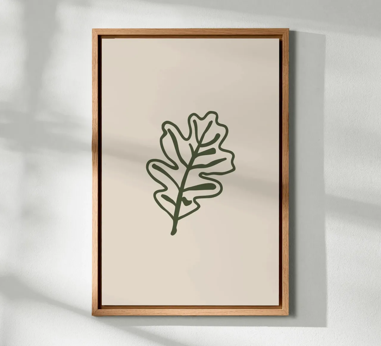 Autumn Leaf beige alluminio dibond da karenmenzenbach