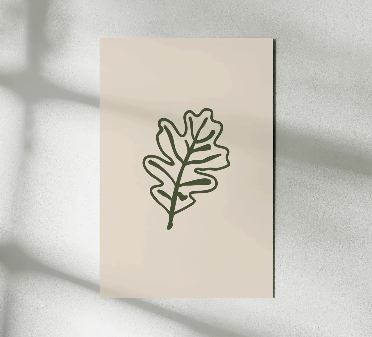Autumn Leaf beige alluminio dibond da karenmenzenbach
