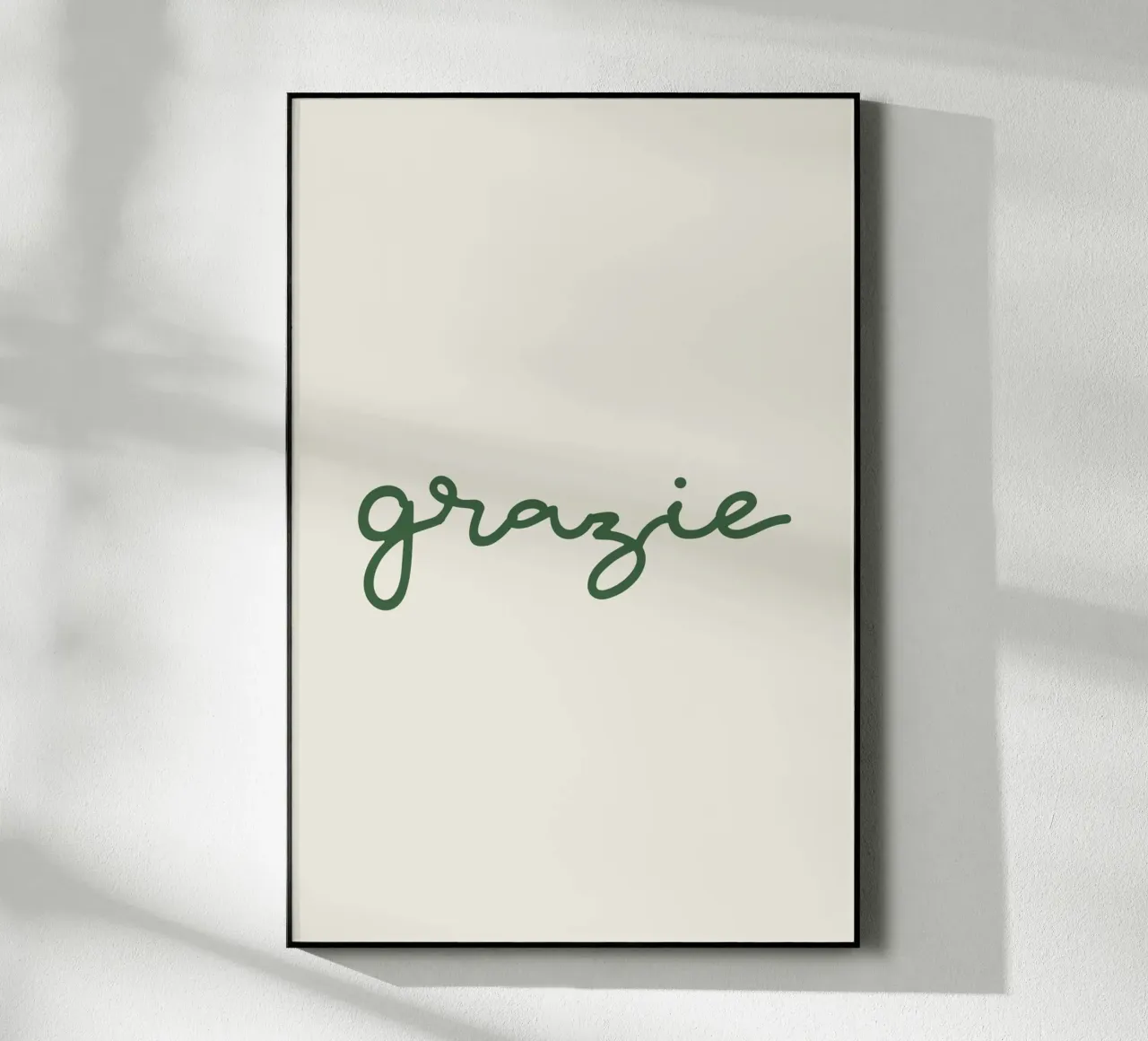 Grazie plexiglass da Palmartprints