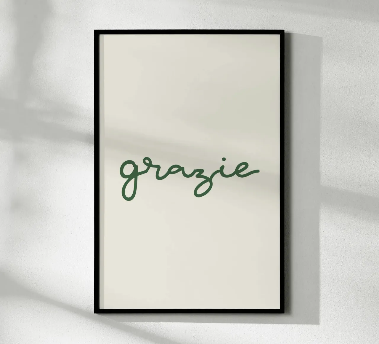 Grazie poster da Trend Collection by Palmartprints