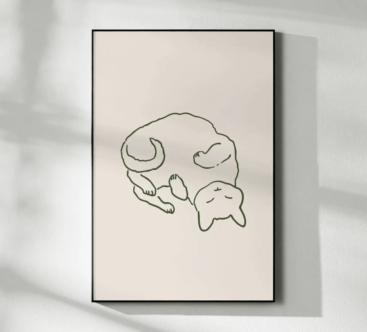 Cozy Cat plexiglass da Palmartprints