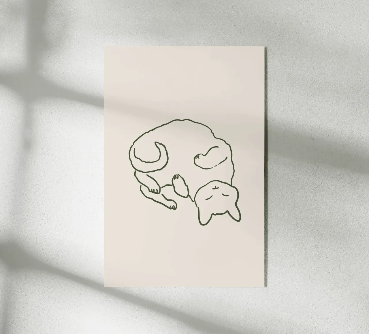 Cozy Cat plexiglass da Palmartprints