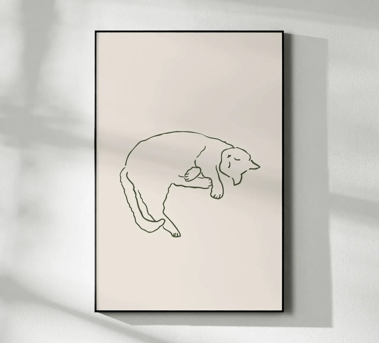 Sleepy Cat plexiglass da Palmartprints