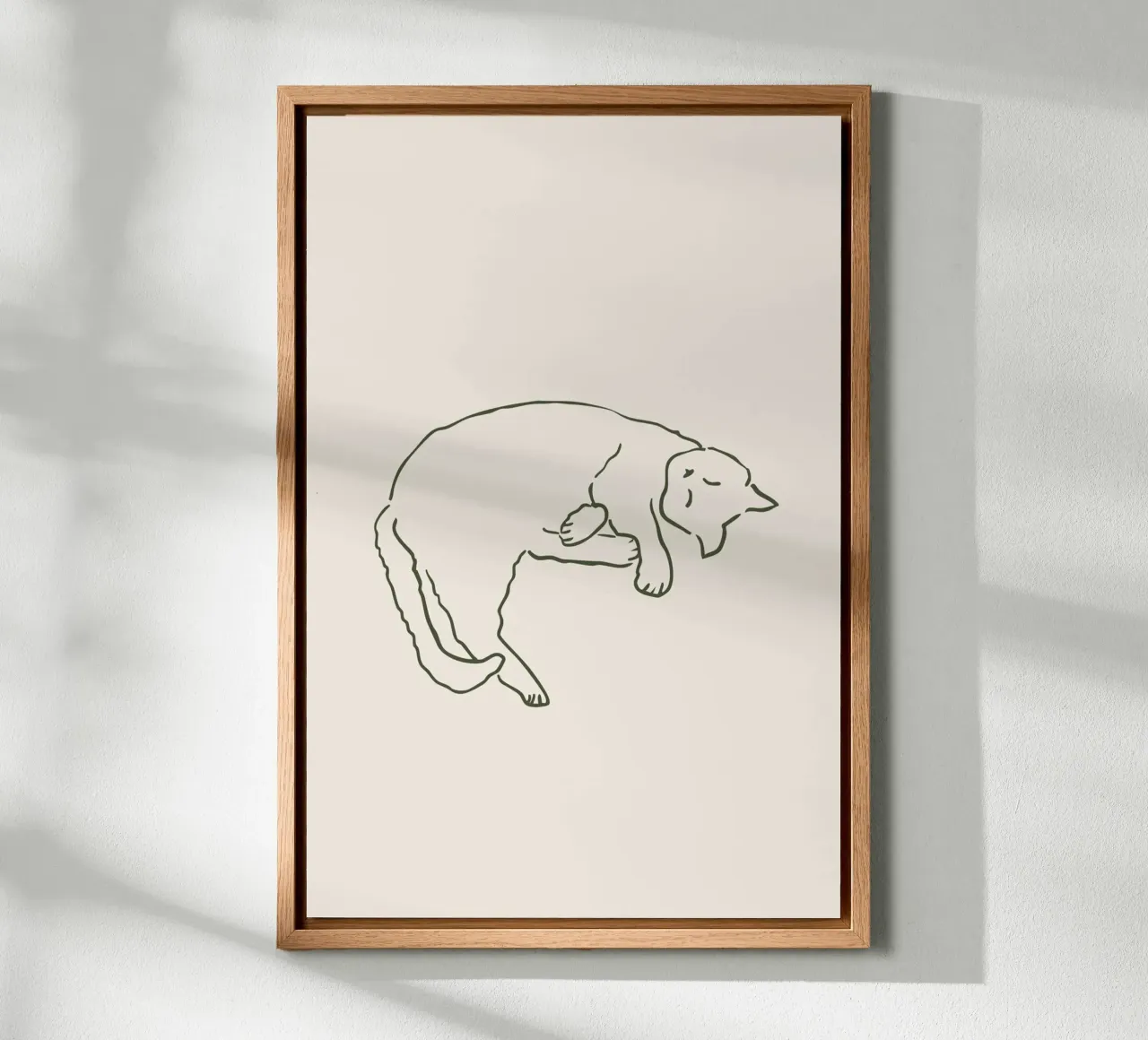 Sleepy Cat alluminio dibond da karenmenzenbach