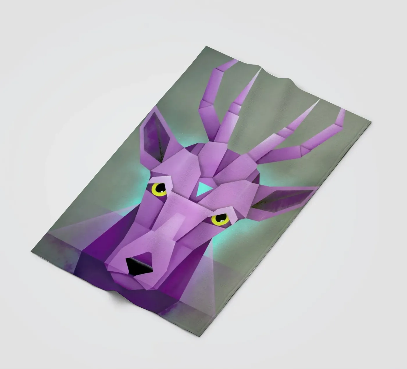 Deer Fleecedecke von Maks.M