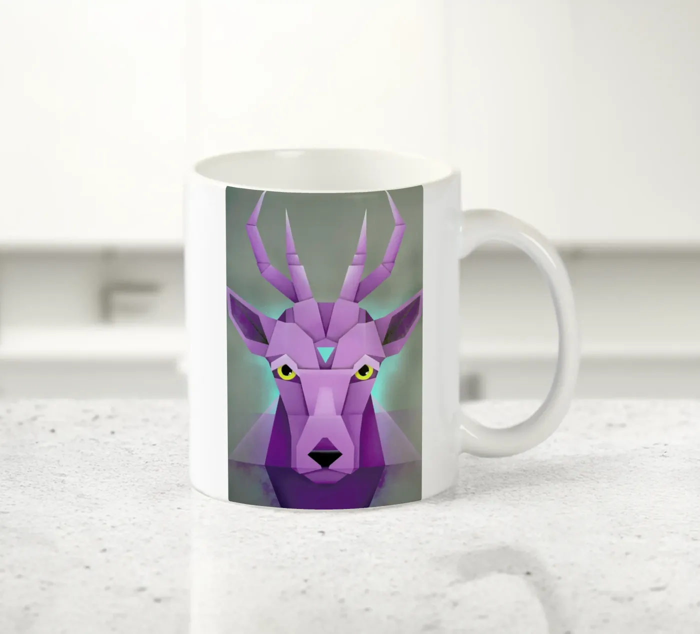 Deer ceramic mug by Maks.M