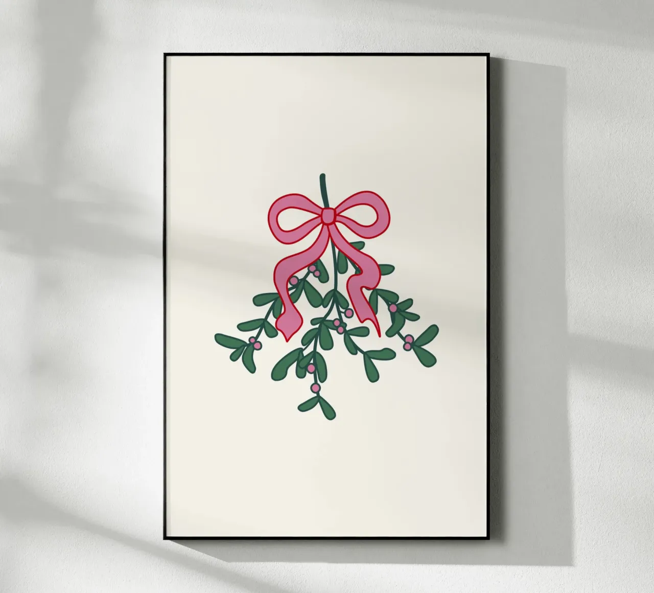 Under the Mistletoe plexiglass da Xmas Collection by Palmartprints