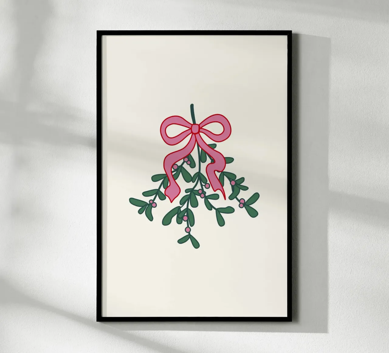 Under the Mistletoe poster da Palmartprints