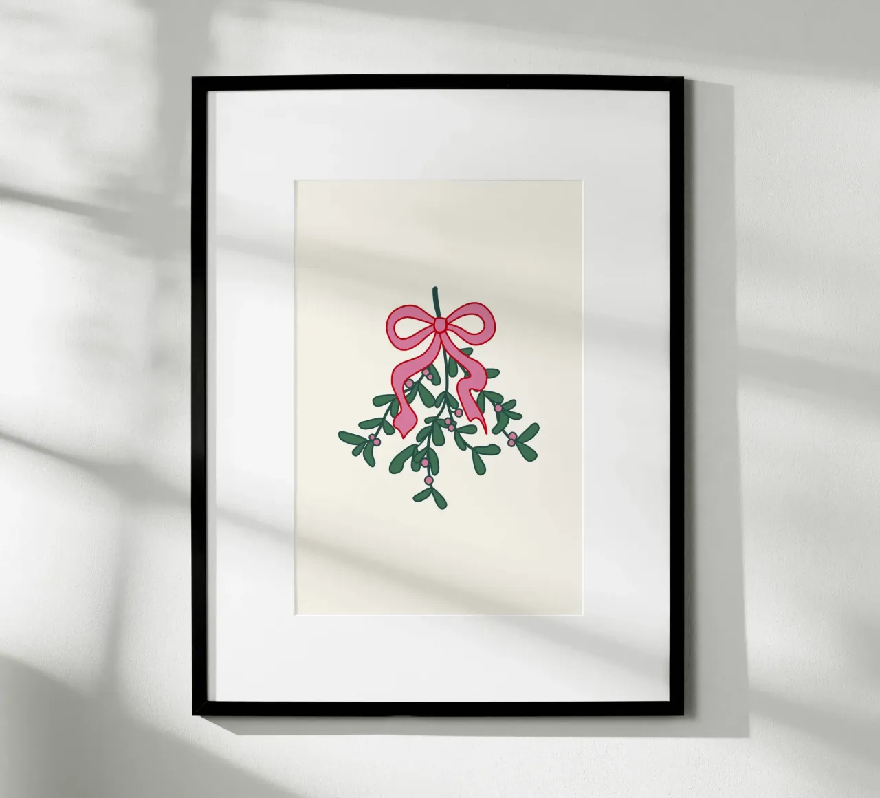 Under the Mistletoe poster da Palmartprints