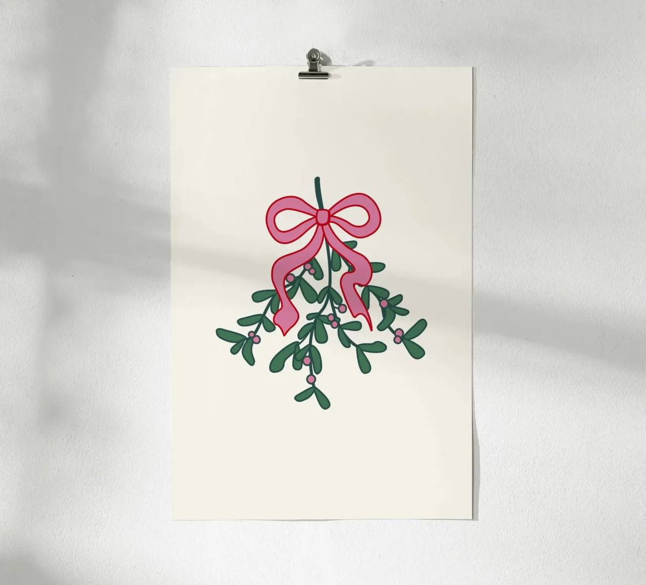 Under the Mistletoe poster da Palmartprints