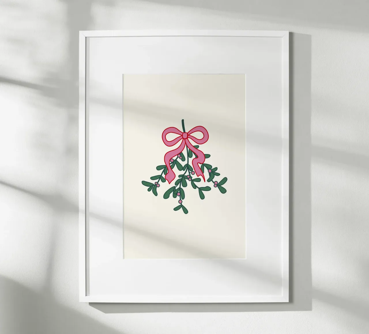 Under the Mistletoe poster da Palmartprints