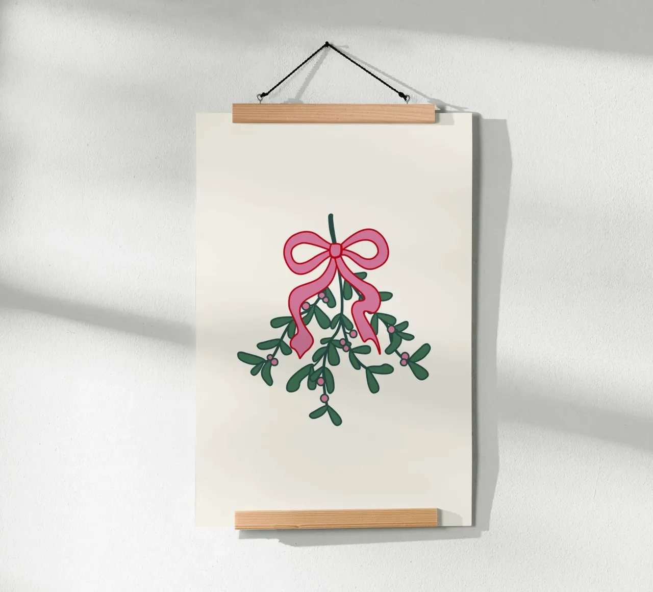 Under the Mistletoe poster da Palmartprints