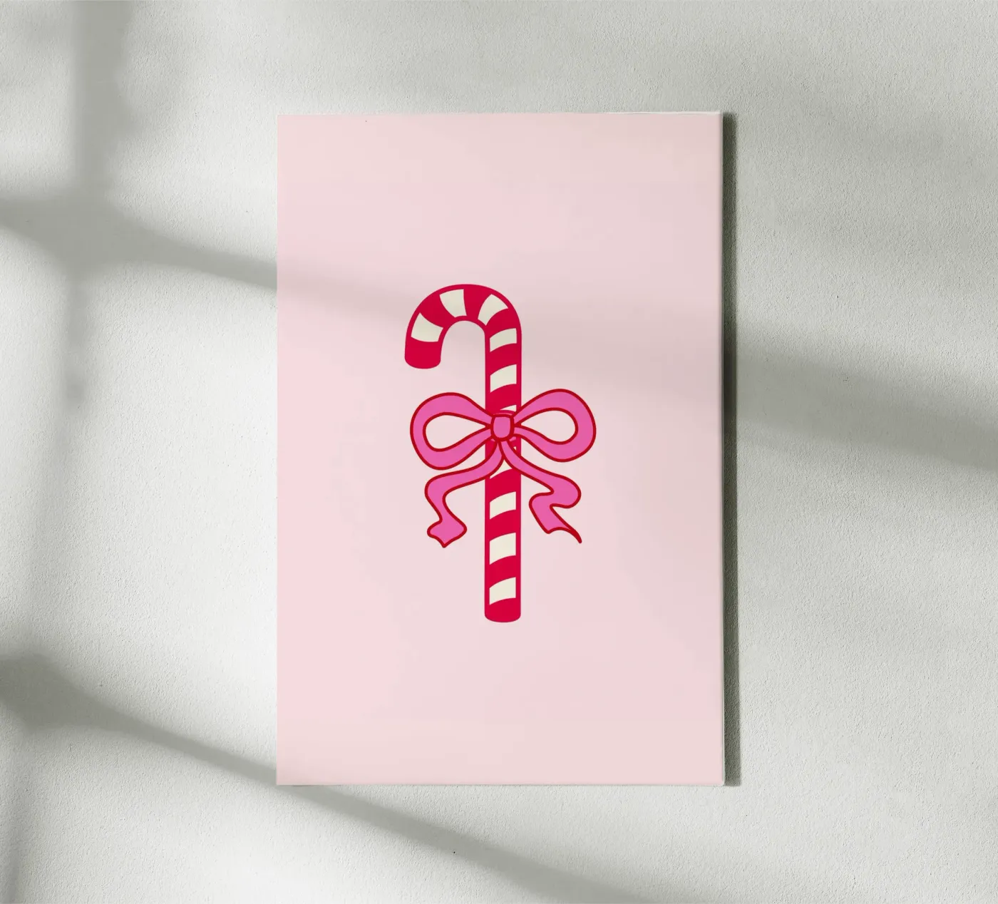 Candy Cane tela da Xmas Collection by Palmartprints