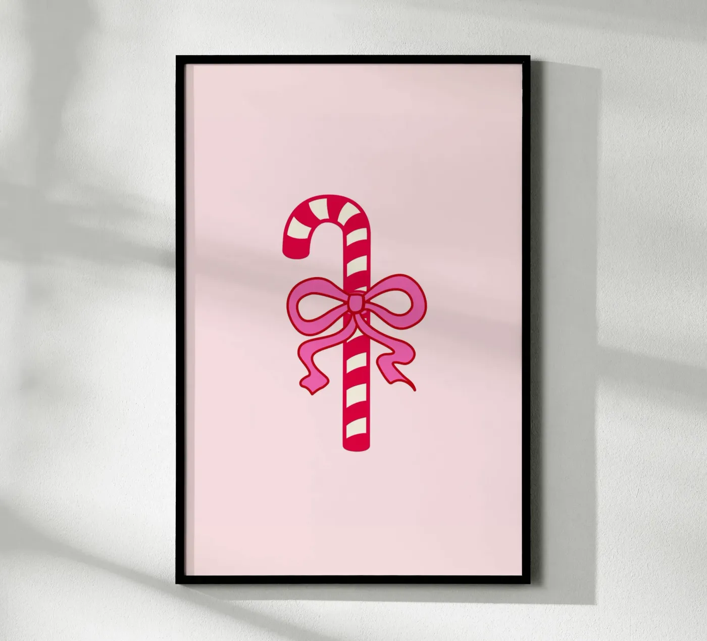 Candy Cane poster by Xmas Collection by Palmartprints