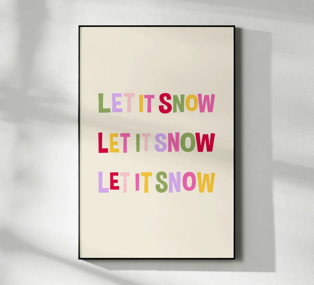 Let it Snow plexiglass da karenmenzenbach