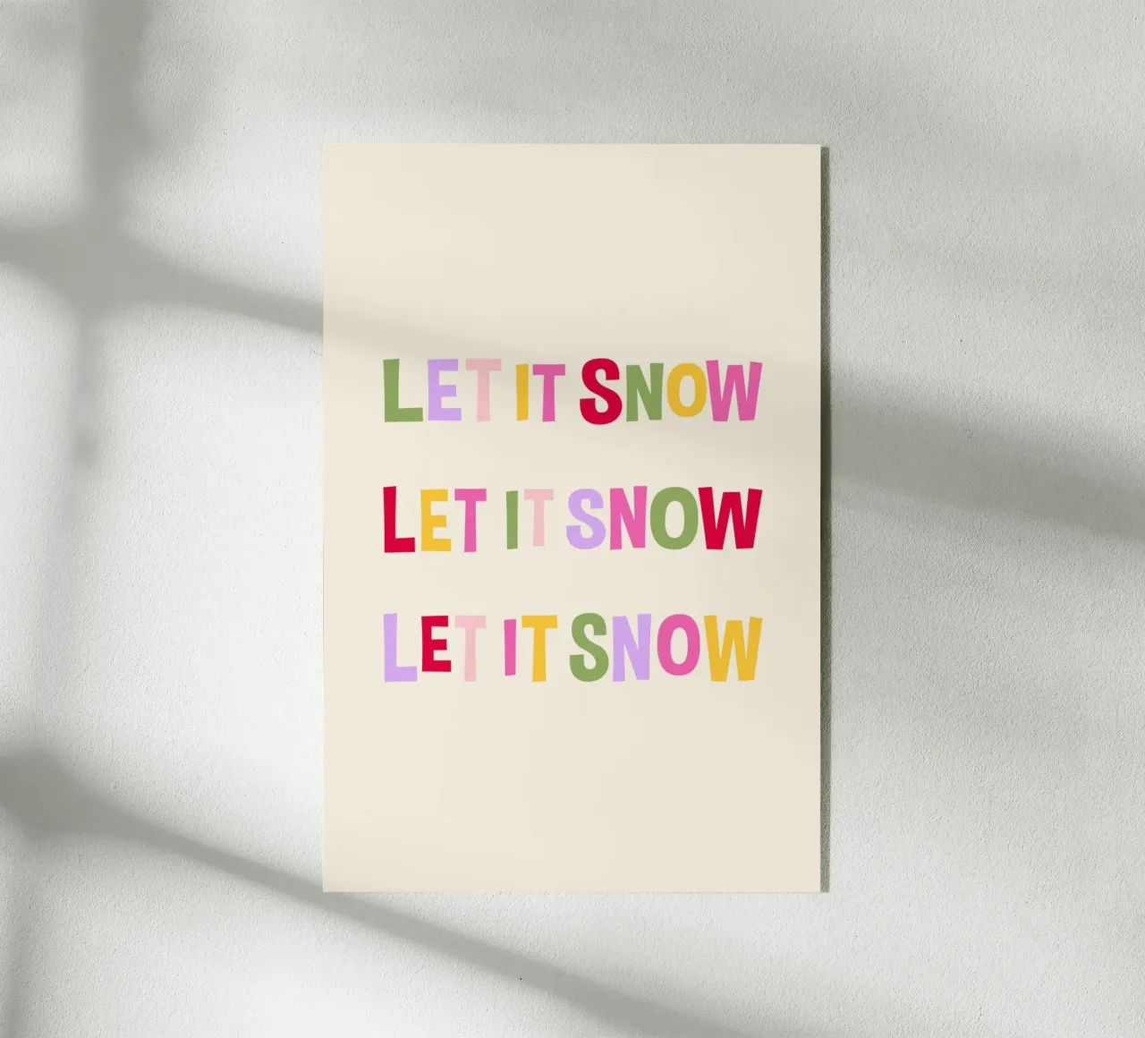 Let it Snow plexiglass da karenmenzenbach
