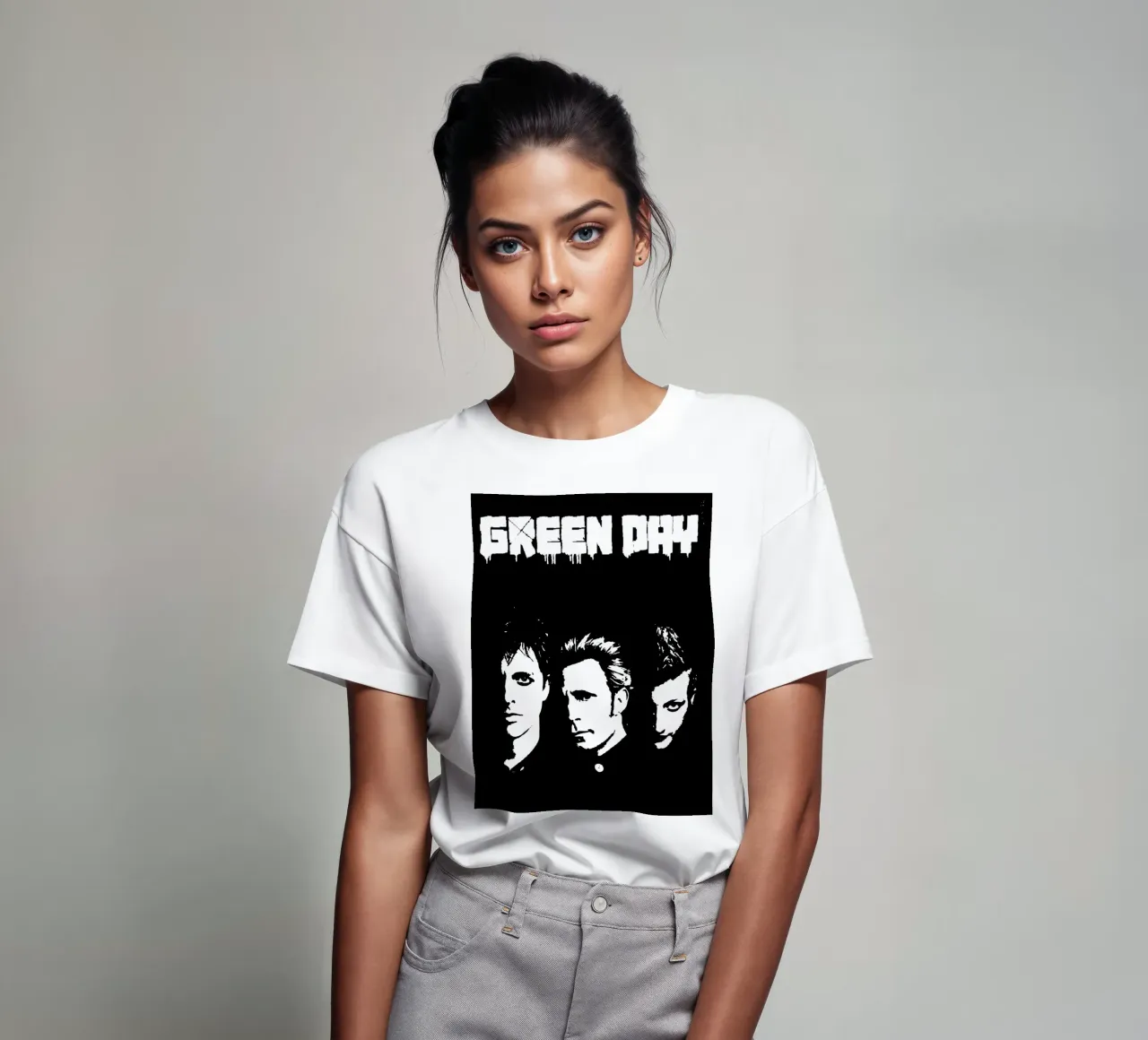 Green Day band music 6 Art t-shirt by music soul