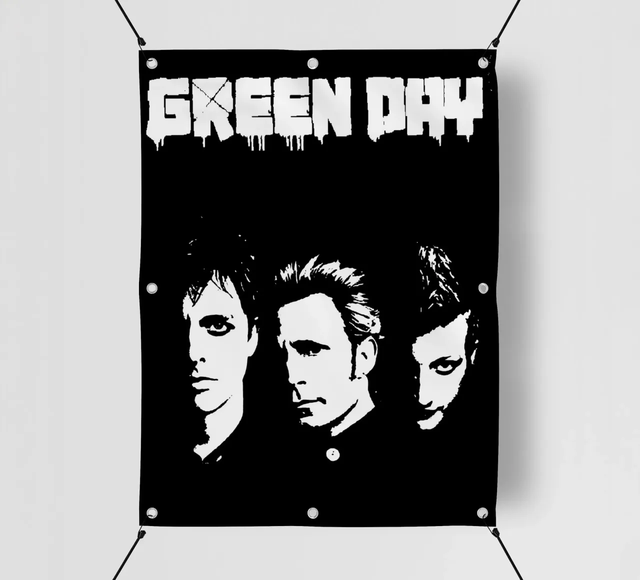 Green Day band music 6 Art pvc cover by music soul