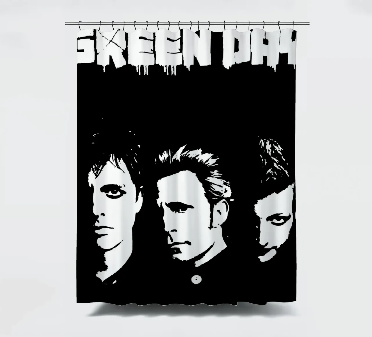 Green Day band muziek 6 Kunst douchegordijn van music soul