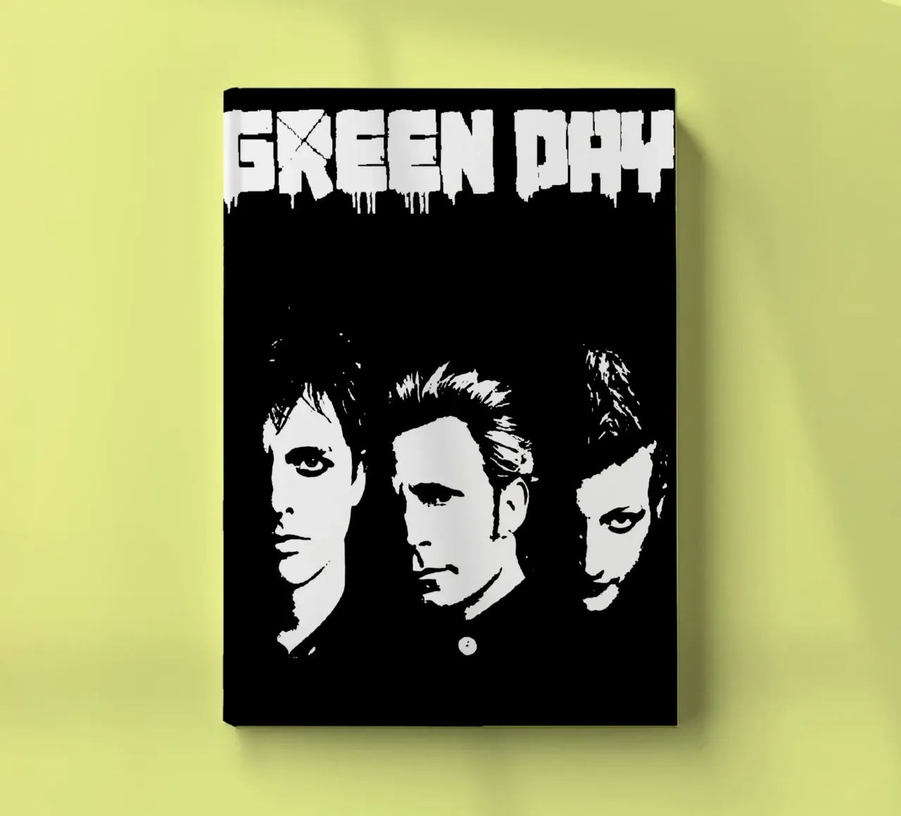 Green Day groupe musique 6 Art carnet de notes de music soul