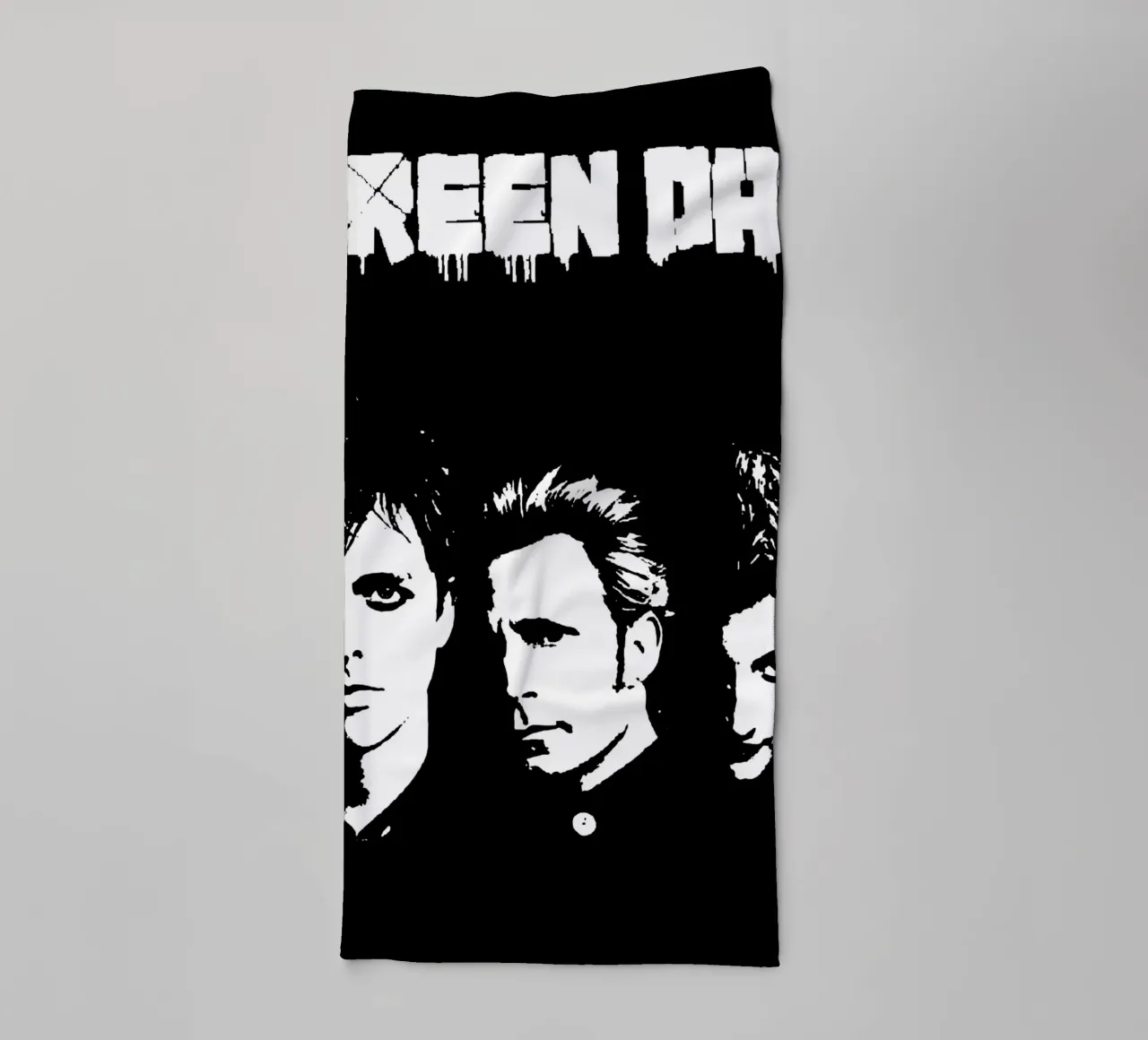 Green Day band music 6 Art towel by music soul