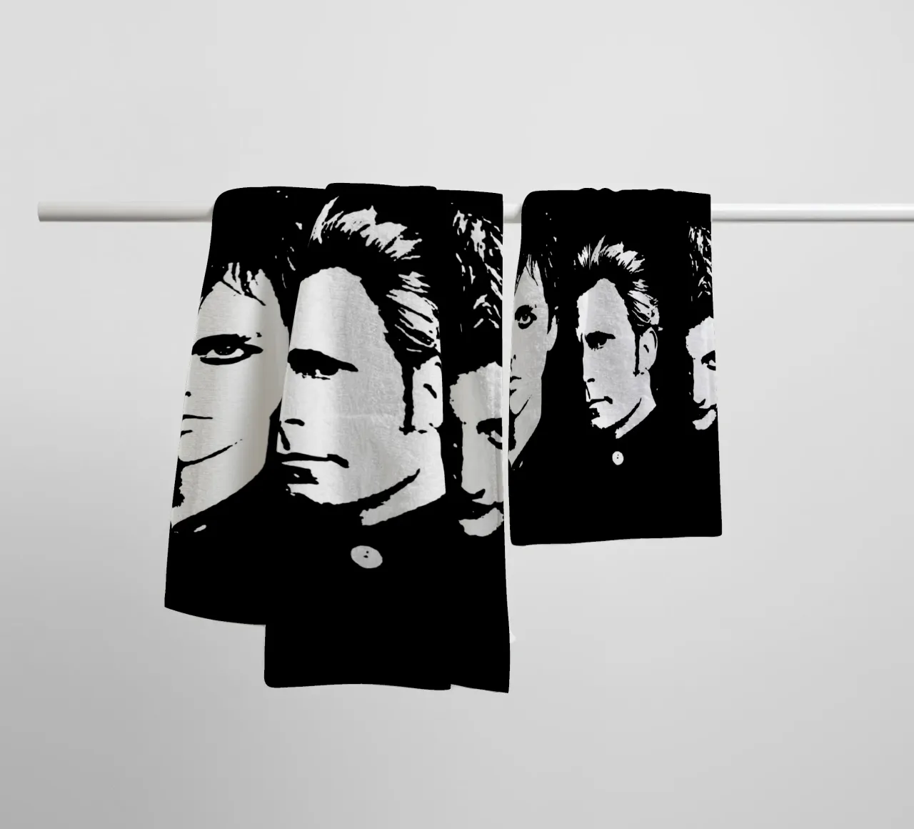 Green Day band music 6 Art towel by music soul