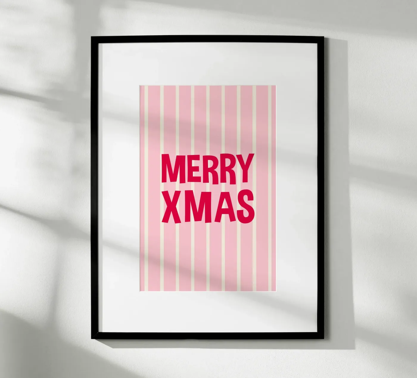 Merry Xmas Poster von Xmas Collection by Palmartprints