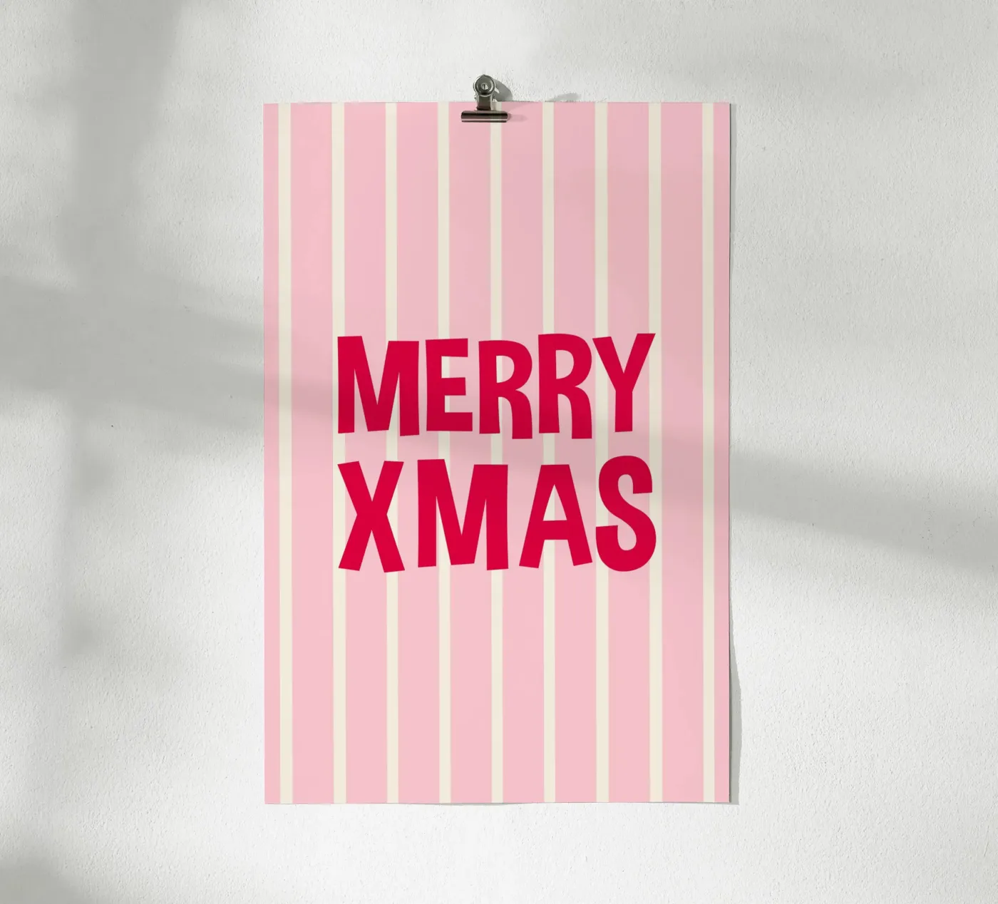 Merry Xmas Poster von Xmas Collection by Palmartprints