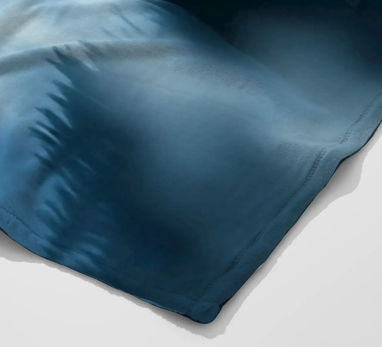 A Mystical Forest Lake Under the Blood Moon's Enchanting Glo fleece blanket by Artistic-shop