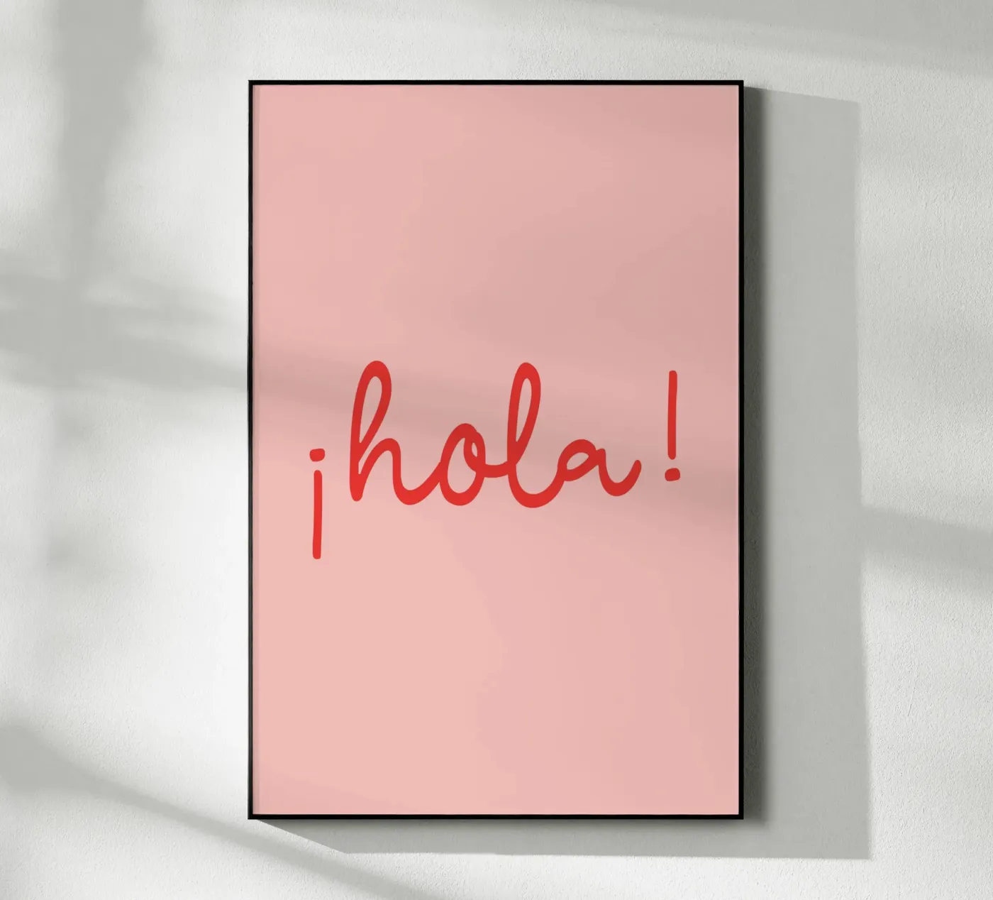 Hola red plexiglass da Trend Collection by Palmartprints