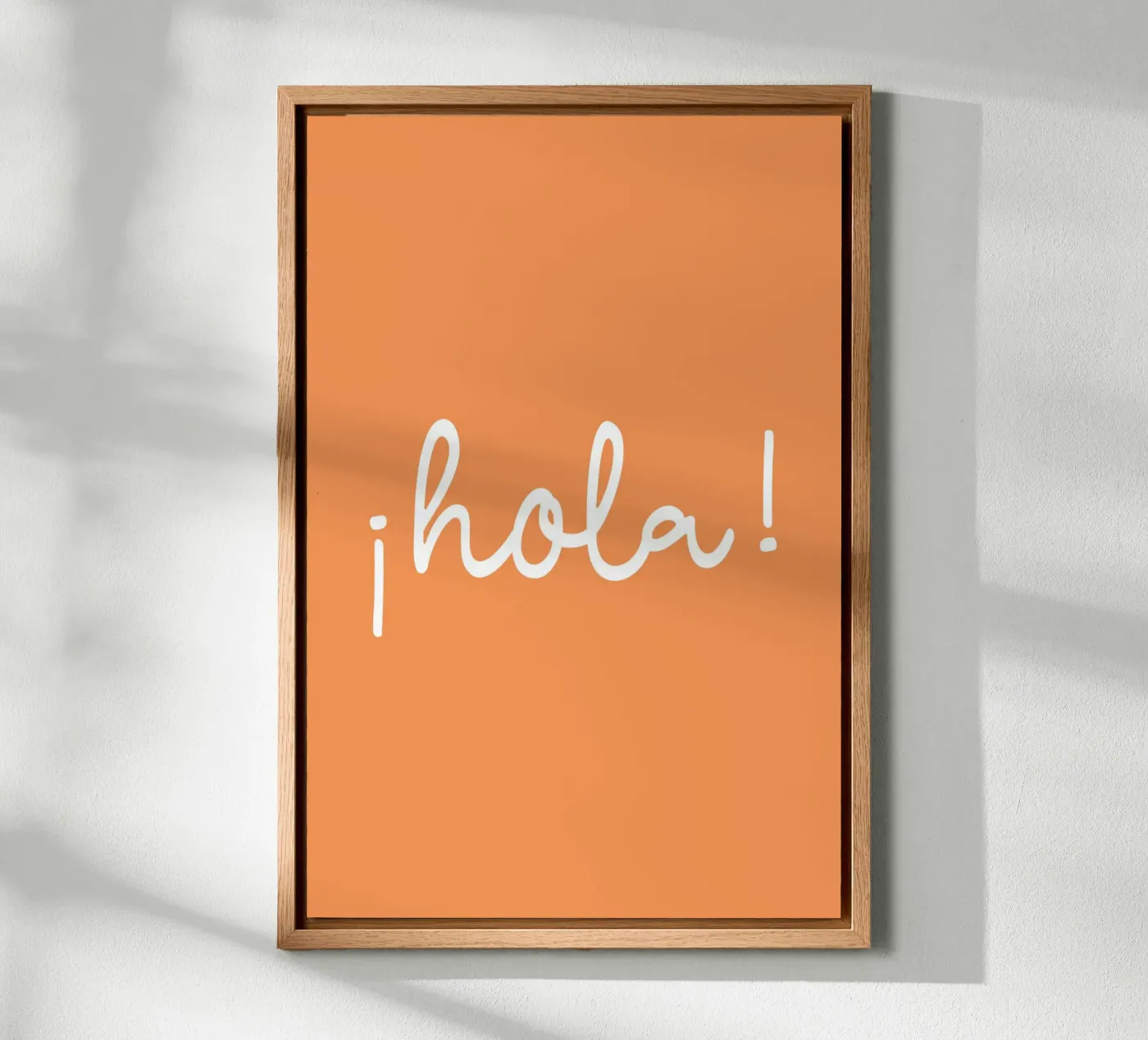 Hola orange tela da Trend Collection by Palmartprints