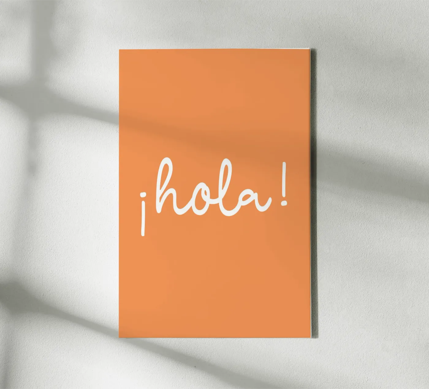 Hola orange tela da Trend Collection by Palmartprints