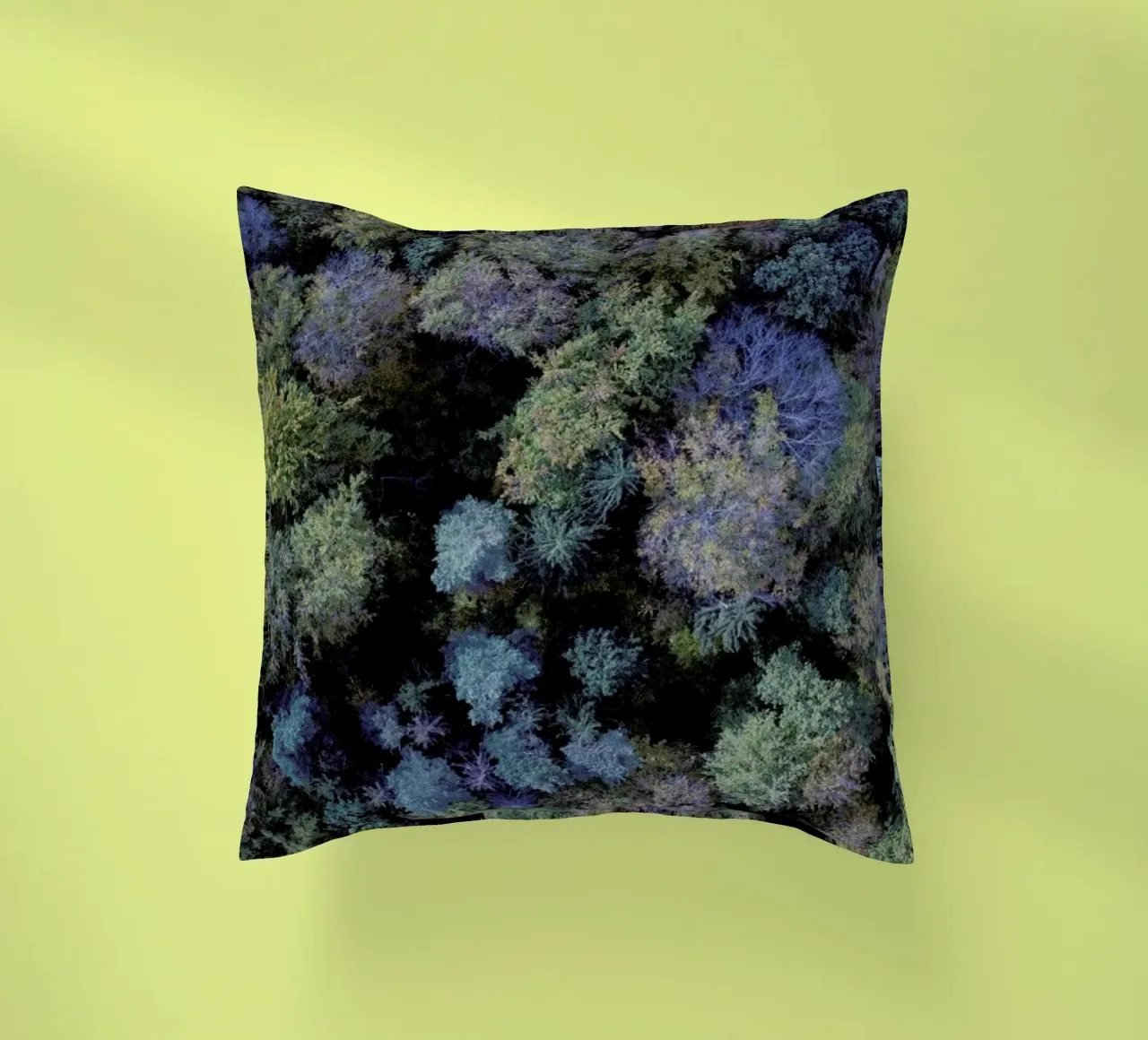 Autumn Forests from Above cuscino da Studio Nahili