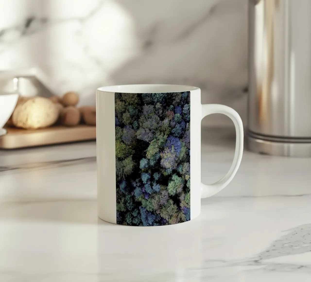 Autumn Forests from Above tazza in ceramica da Studio Nahili