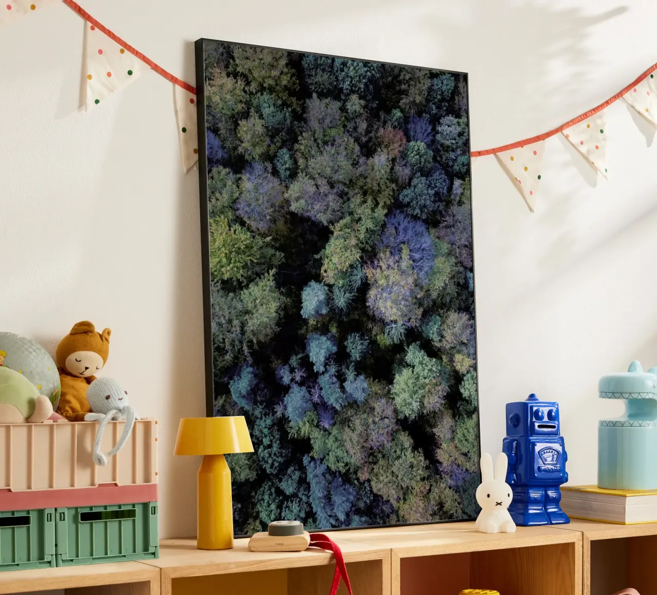 Autumn Forests from Above alluminio dibond da Studio Nahili