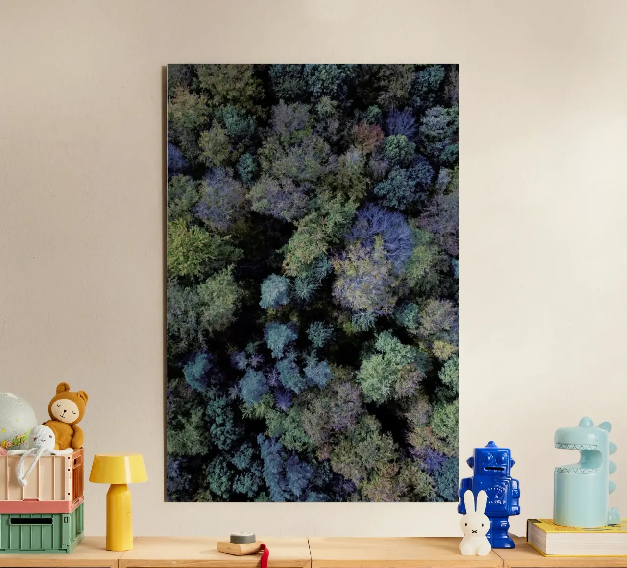 Autumn Forests from Above alluminio dibond da Studio Nahili