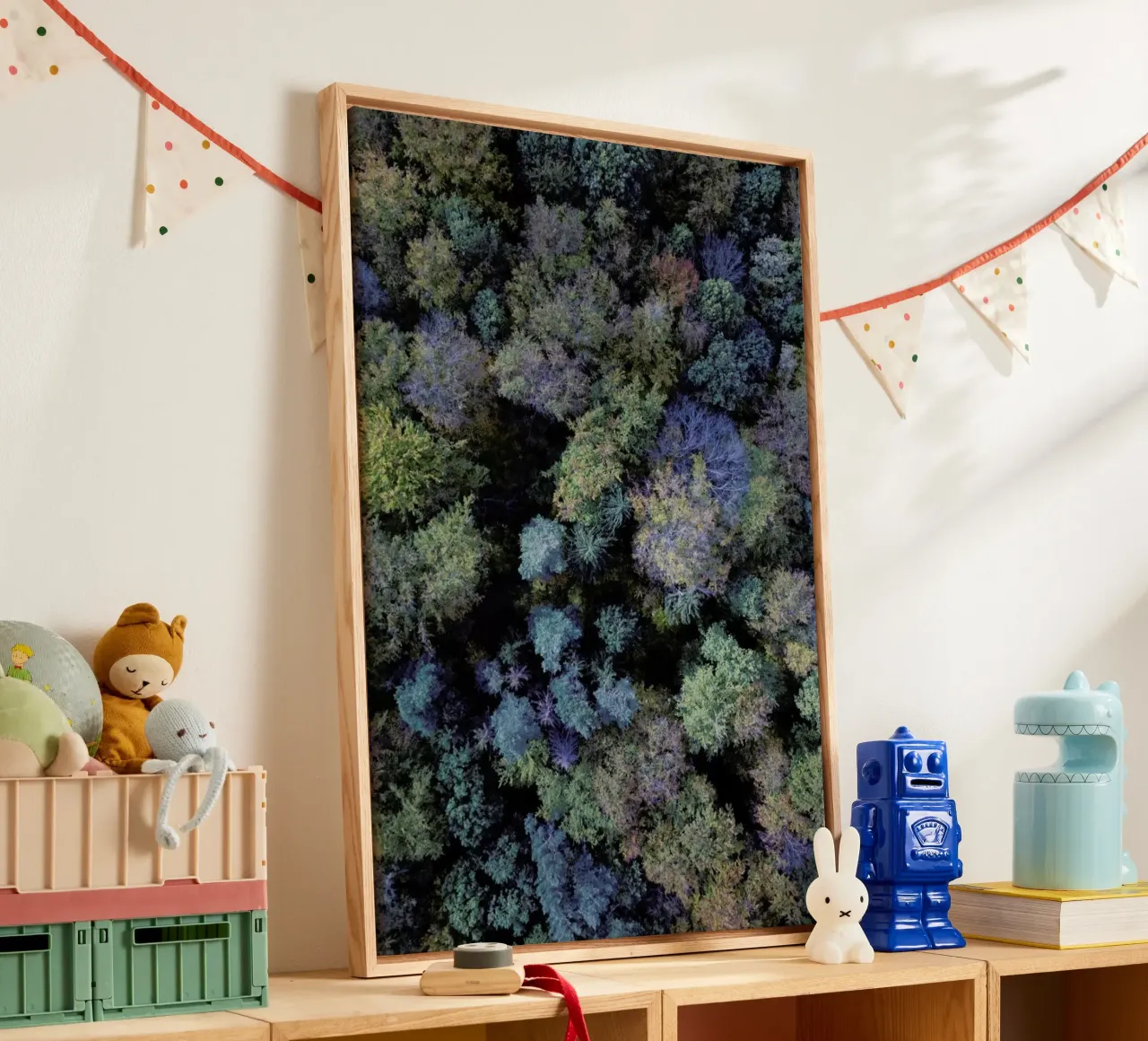 Autumn Forests from Above canvas by Studio Nahili