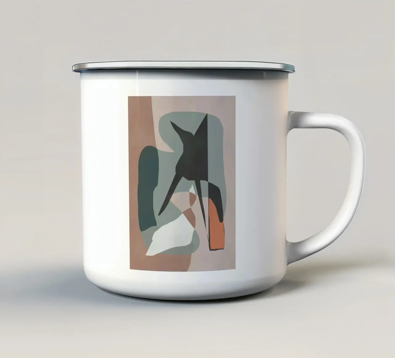 Forme stratificate 02 tazza in smalto da Little Dean