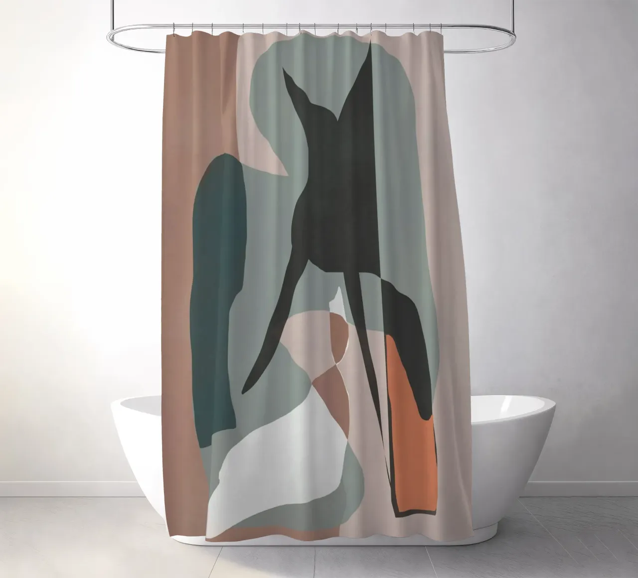 Forme stratificate 02 tenda da doccia da Little Dean