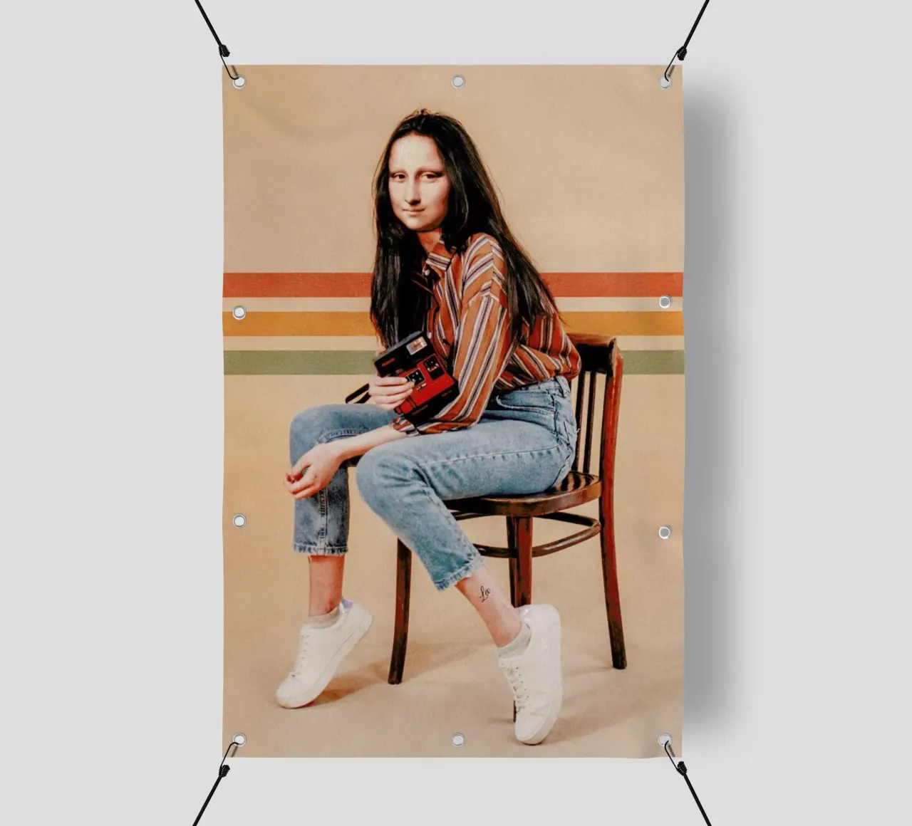 Retro Mona telo in pvc da Jonas Loose