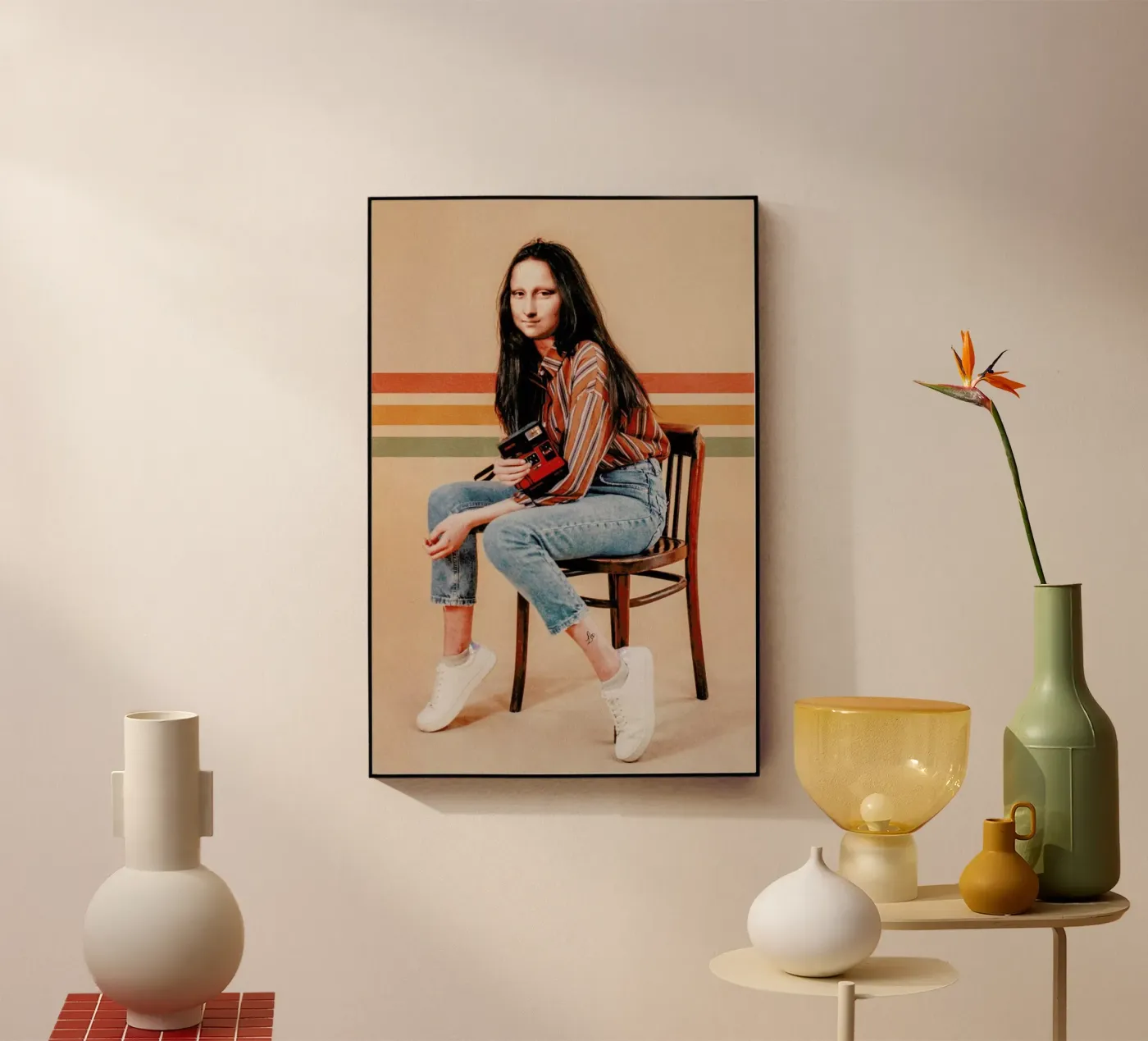 Retro Mona plexiglass da Jonas Loose