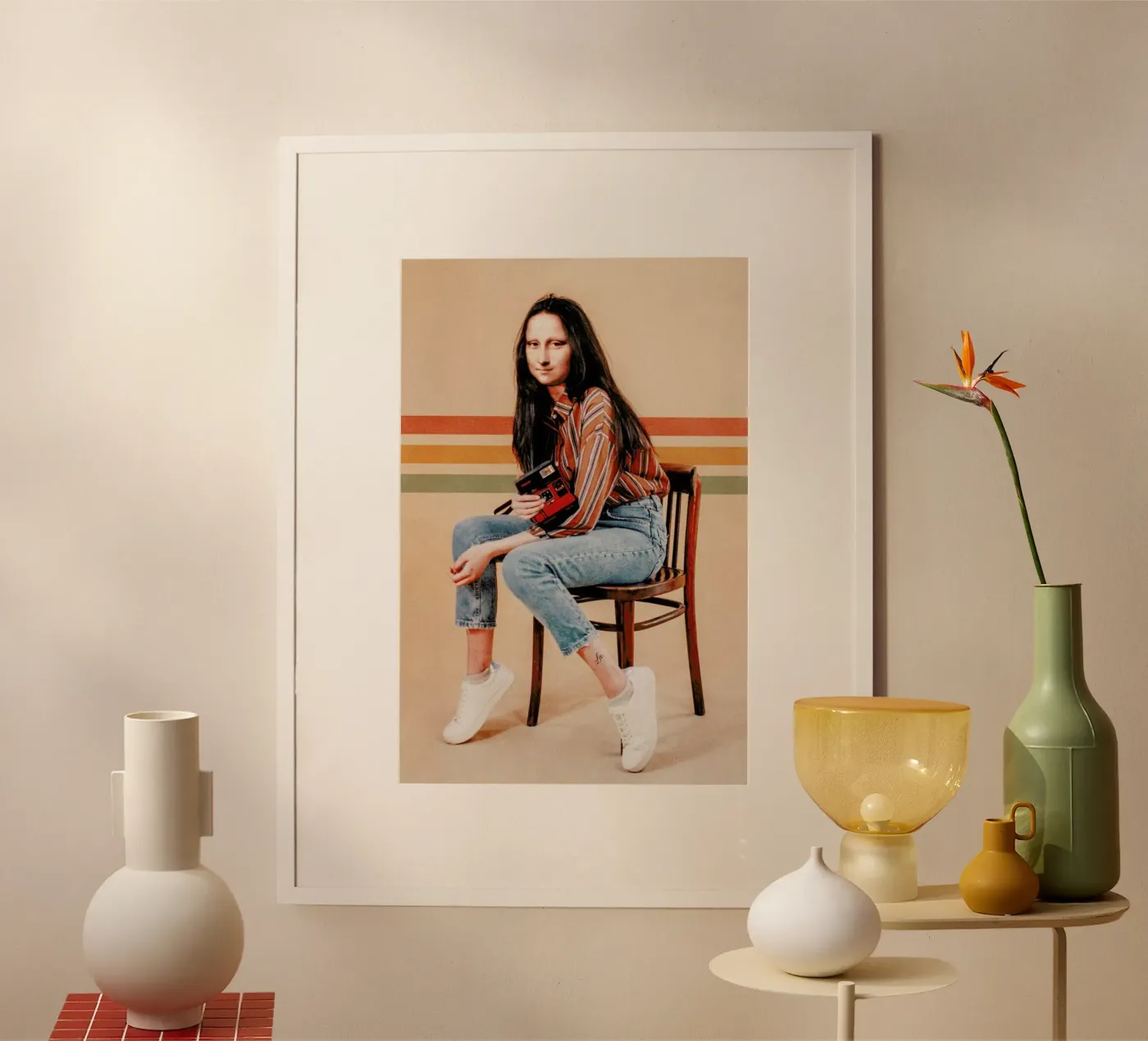 Retro Mona poster da Jonas Loose