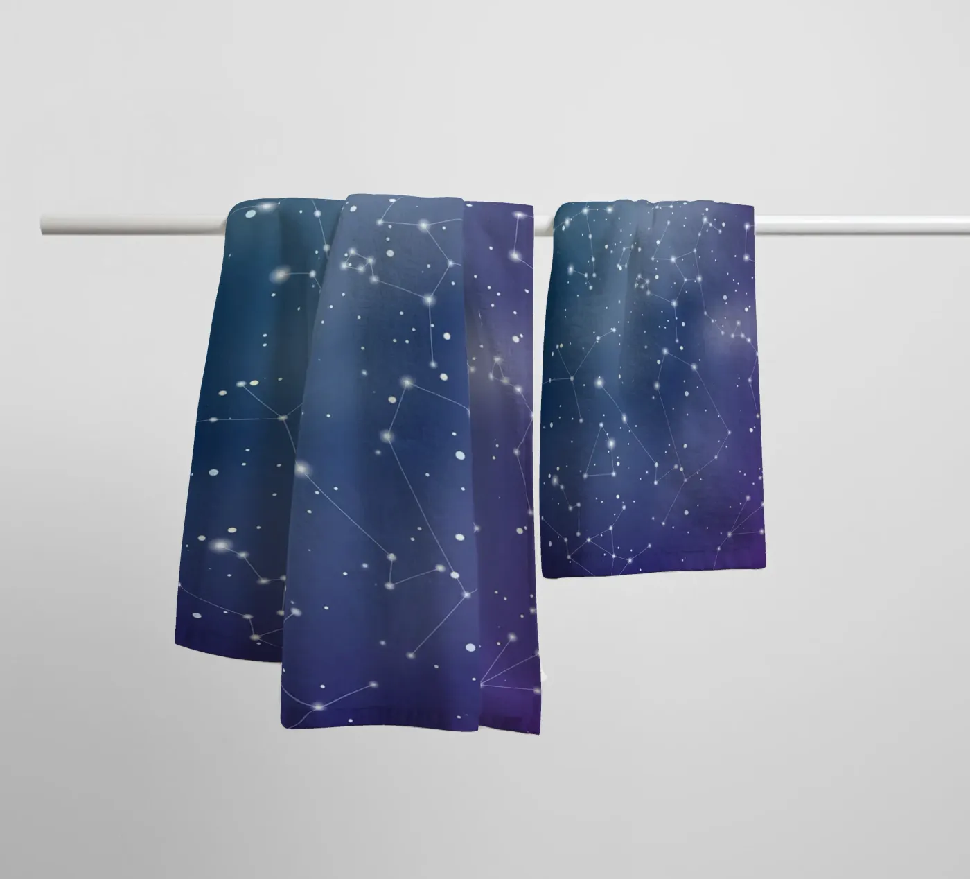Constellations towel by Vivi Nicolin