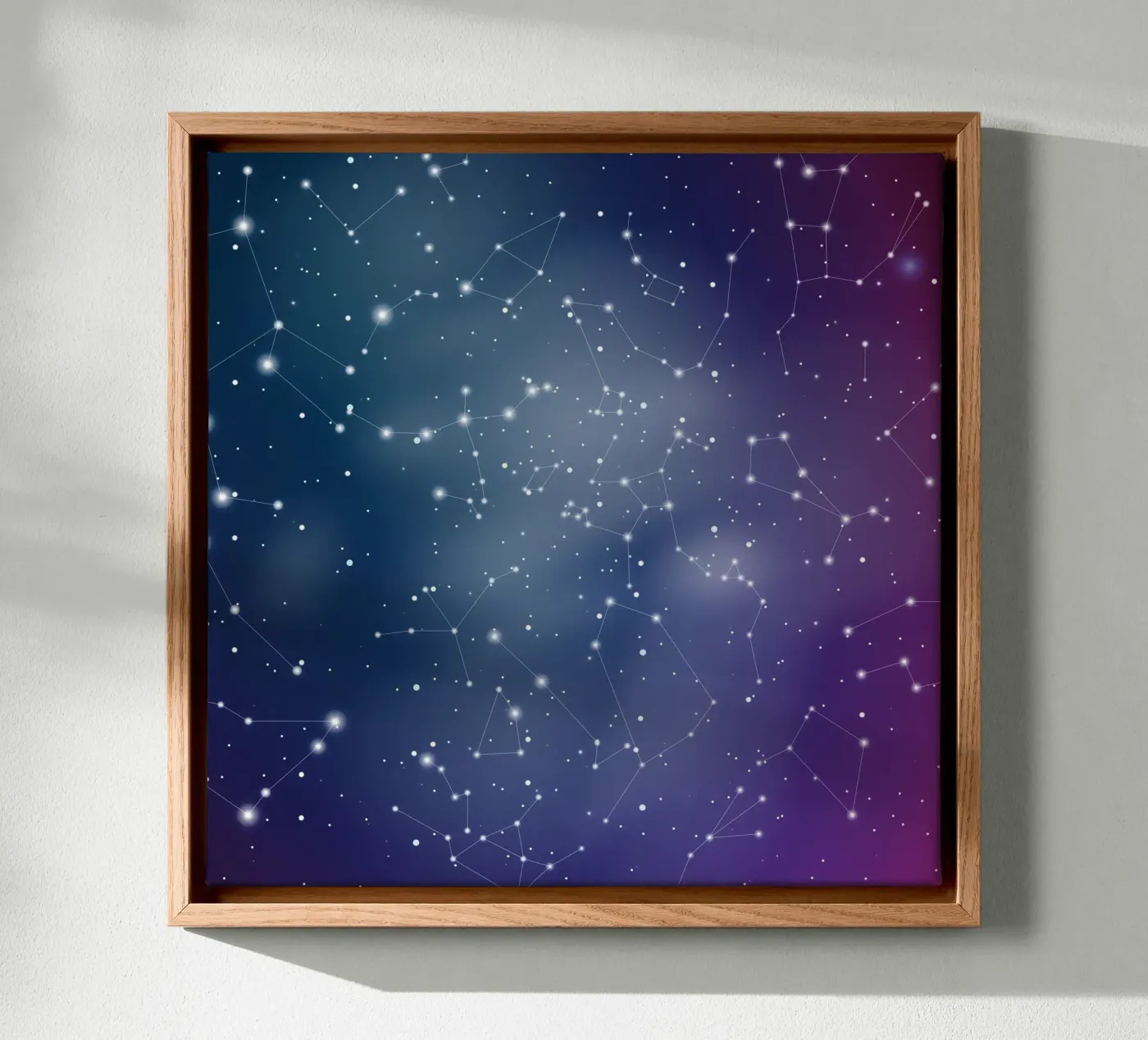 Constellations canvas van Vivi Nicolin