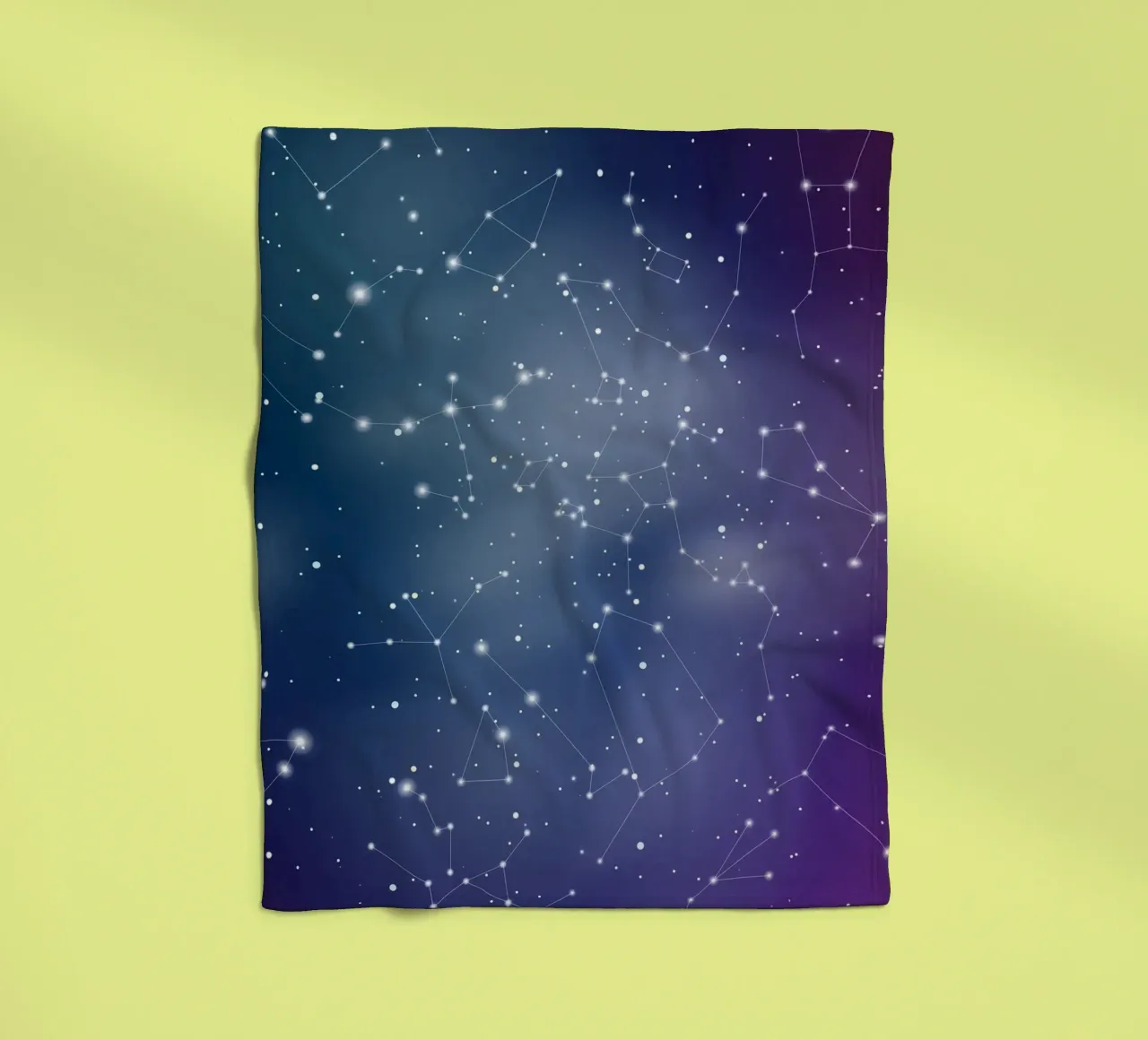 Constellations Fleecedecke von Vivi Nicolin